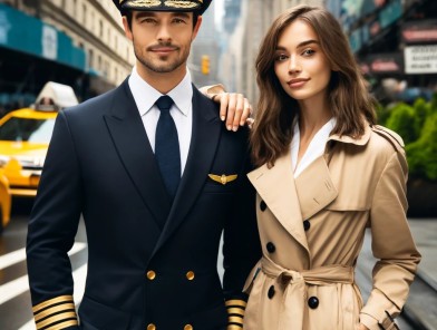 Pilot and escort's unexpected romance