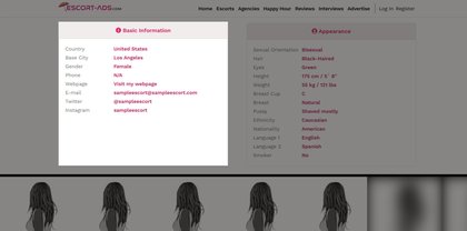 escort-ads.com: Escort Ad Packages